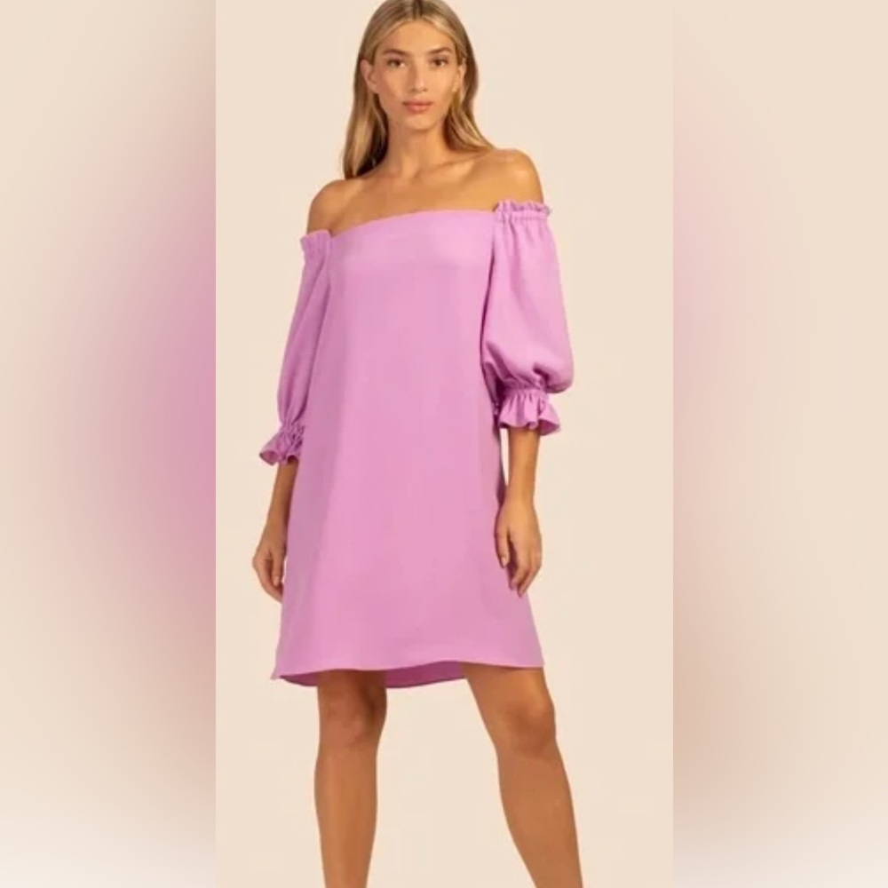 Trina Turk Equinox Dress In Color Lavender Size XL